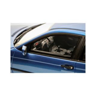 BMW E46 318 TI COMPACT ESTORIL BLUE 2002 OttO mobile 1:18 Resinemodell (Türen, Motorhaube... nicht zu öffnen!)